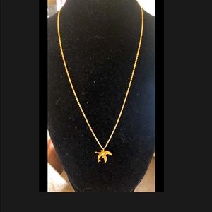 Leighton Lam Hawaiian NA ‘IA Dolphins 18k gold plated necklace